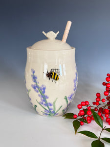 Hand Painted Honey Jar