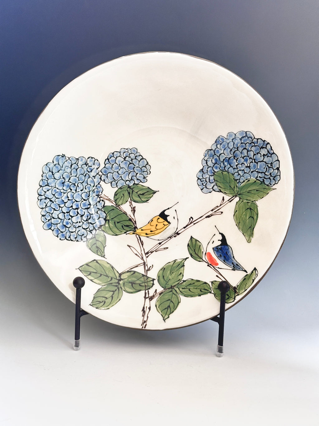 Large Hand Painted Serving Bowl