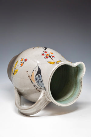Hand Painted Whimsical Pitcher