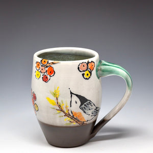 Hand Painted Whimsical Mug