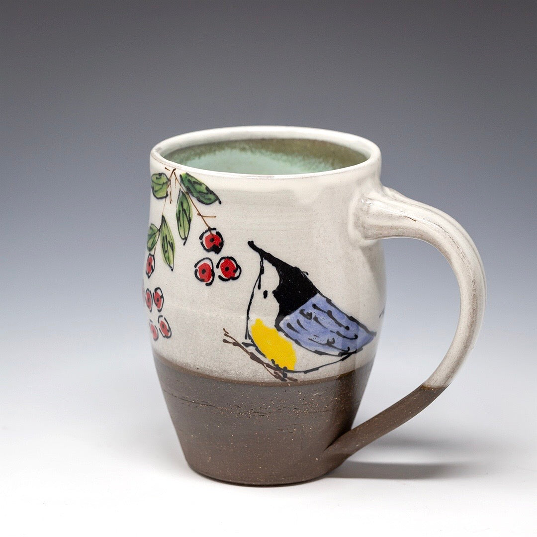 Hand Painted Whimsical Mug